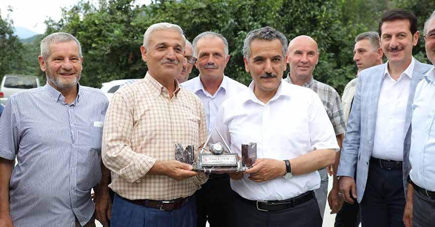 Yukarı Avdan'da coşkuyla karşılandılar