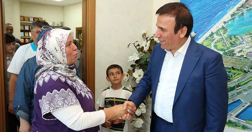 Canik’e Ispartalı misafir