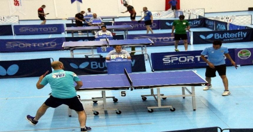16. Kuruluşlararası Masa Tenisi şampiyonası başladı