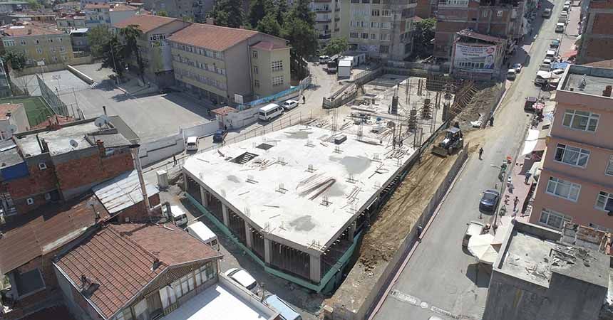 Unkapanı Kültür Merkezi yükseliyor