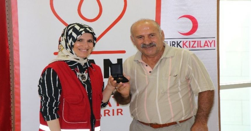 Kan bağışçılarına ödül