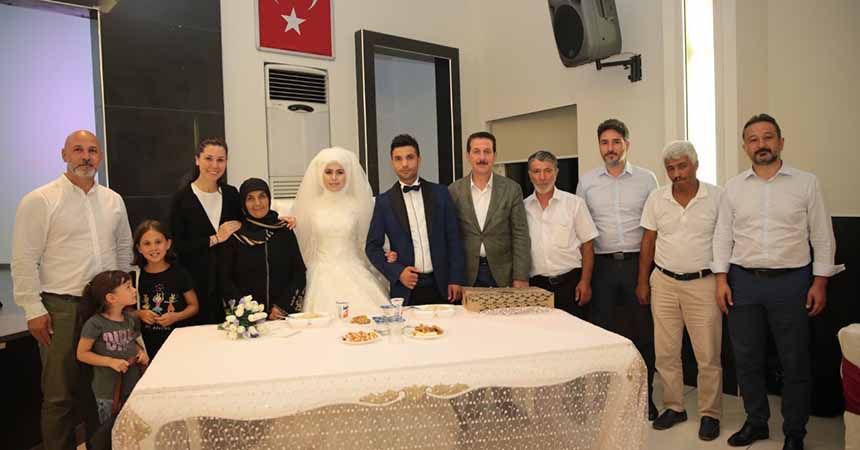 Şehit ailesini mutlu günlerinde yalnız bırakmadılar