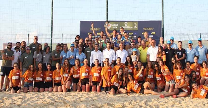Plaj voleybolu heyecanı sona erdi