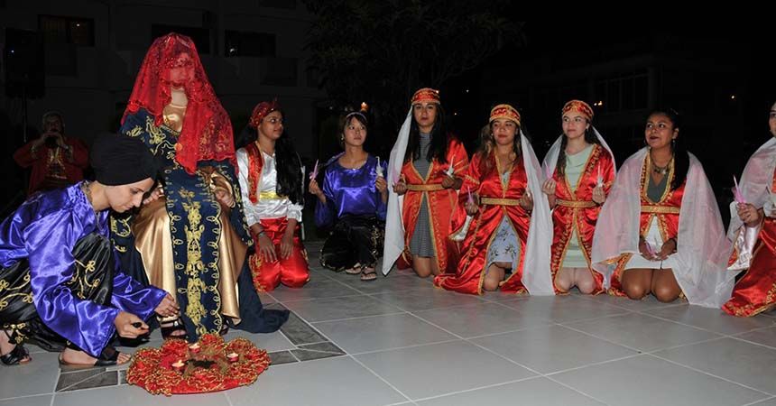 Uluslararası öğrencilerden kına gecesi