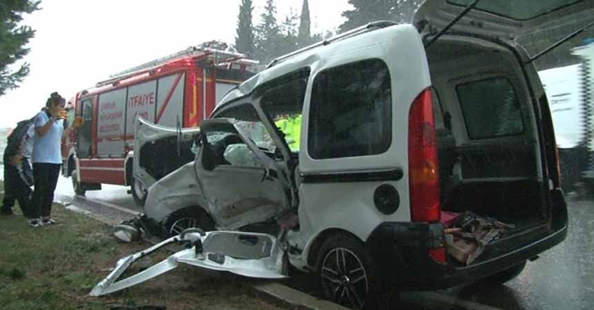 Samsun'da feci kaza