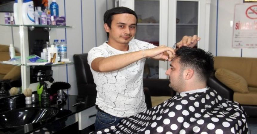 Berberlerin bayram mesaisi