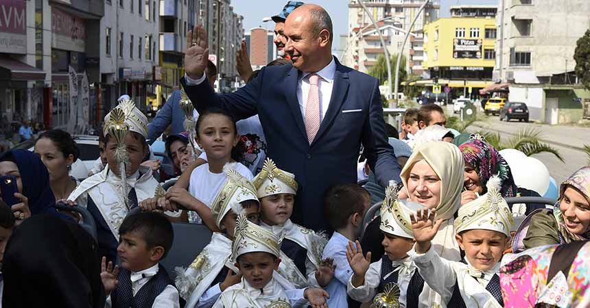 Tekkeköy'e sünnet şöleni