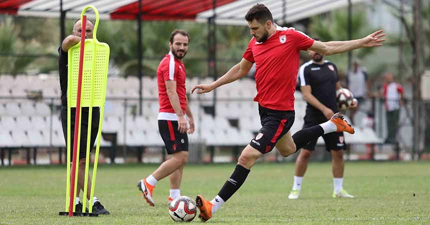 Samsunspor şut çalıştı