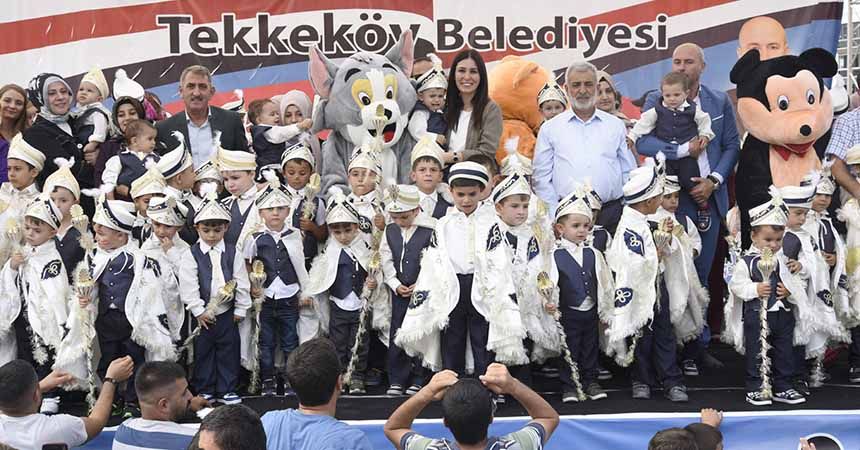 Tekkeköy'de sünnet coşkusu