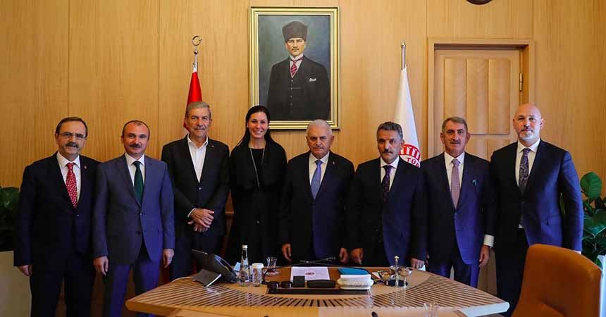 Samsun heyetinden Yıldırım'a ziyaret