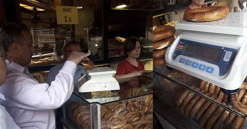 İlkadım'da simit denetimi