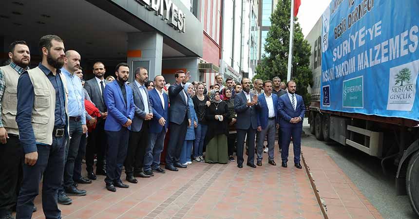 İlkadım'dan Suriye'ye yardım eli