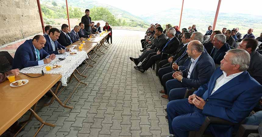 Canik'te Başkan ve Kaymakam istişarede
