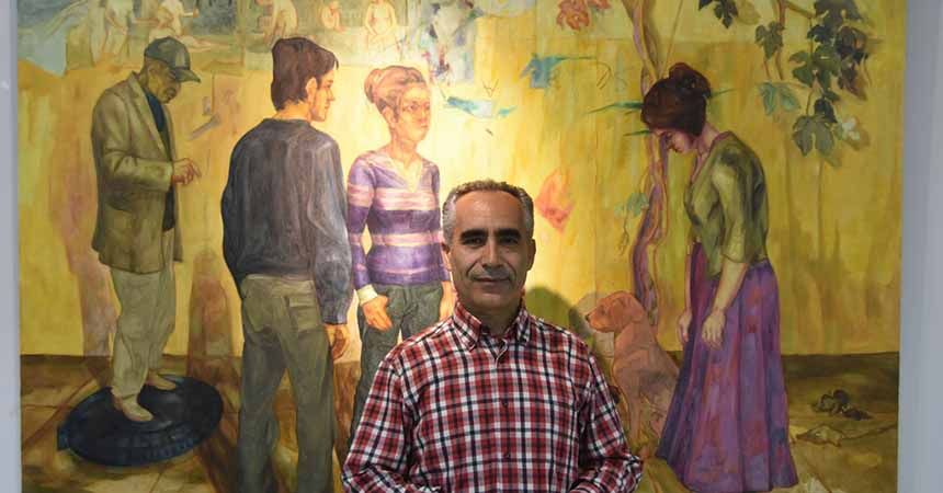 Murat Ağçiçek’in resim sergisi açıldı