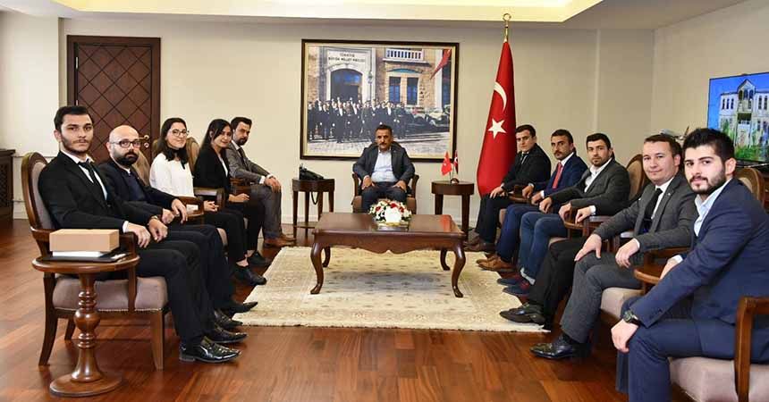 Ülkü Ocakları'ndan Valilik ve Emniyet'e ziyaret