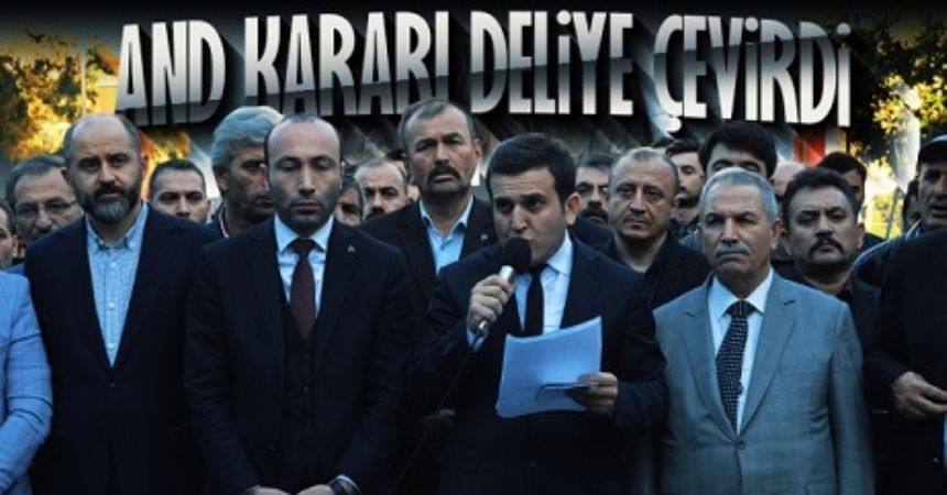 Ülkücüler'in ant tepkisi