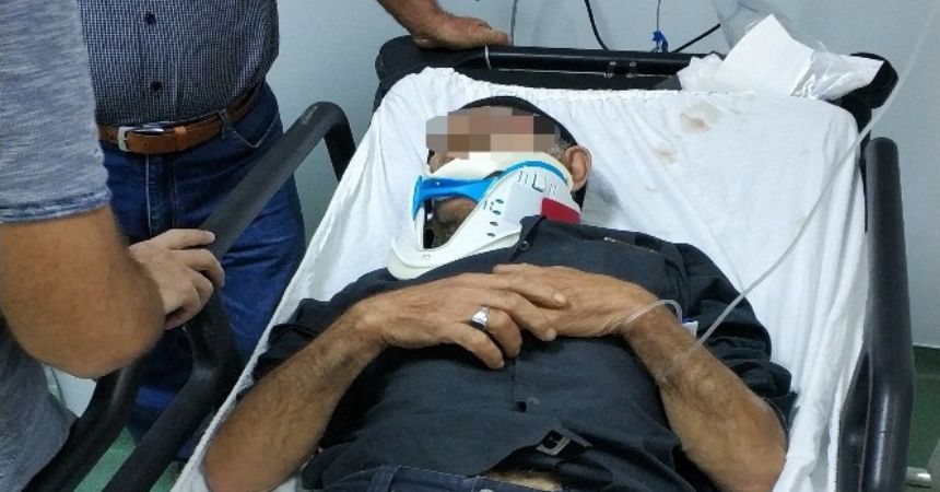 Kestiği ağaç üzerine düştü