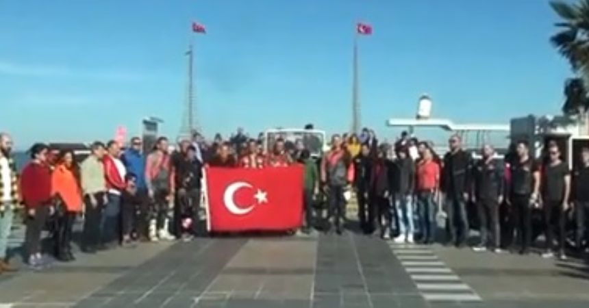 Motosikletli Cumhuriyet korteji