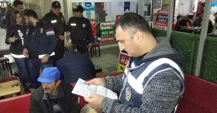 Samsun'da huzur operasyonu