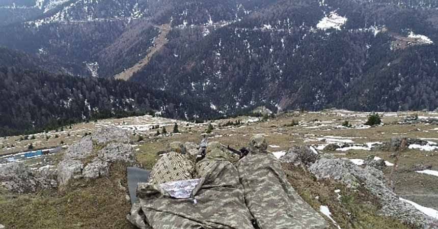 Karadeniz'de terörist avı sürüyor