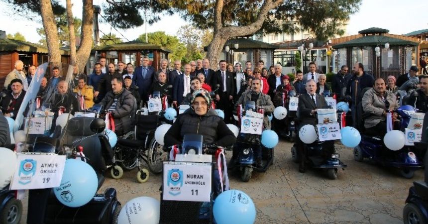 Atakum'dan 225 engelliye araç