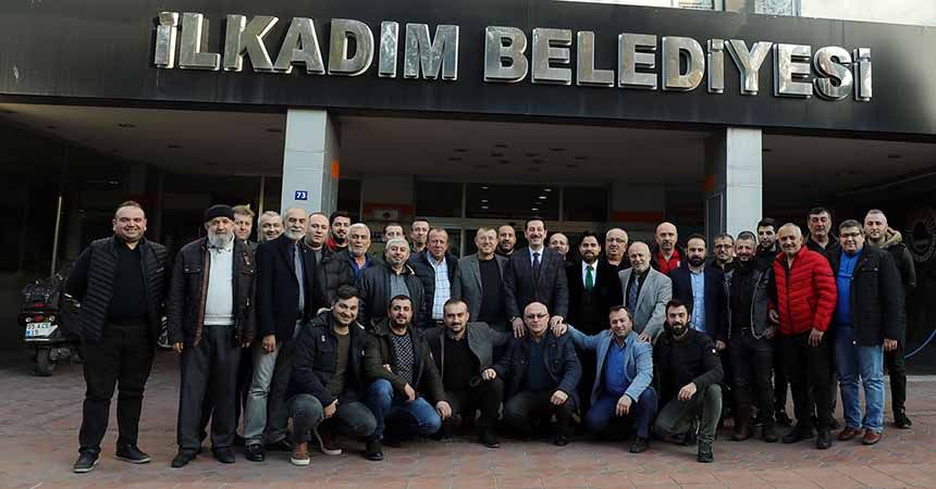 Yab-Pa esnafı Başkan Tok'un yanında