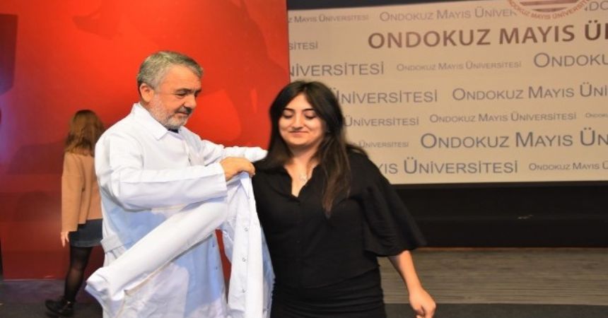OMÜ'de beyaz önlük sevinci