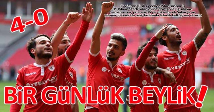 Samsunspor, Manisa'yı evine dört golle gönderdi