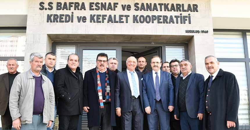 Şahin'den kooperatif ziyareti