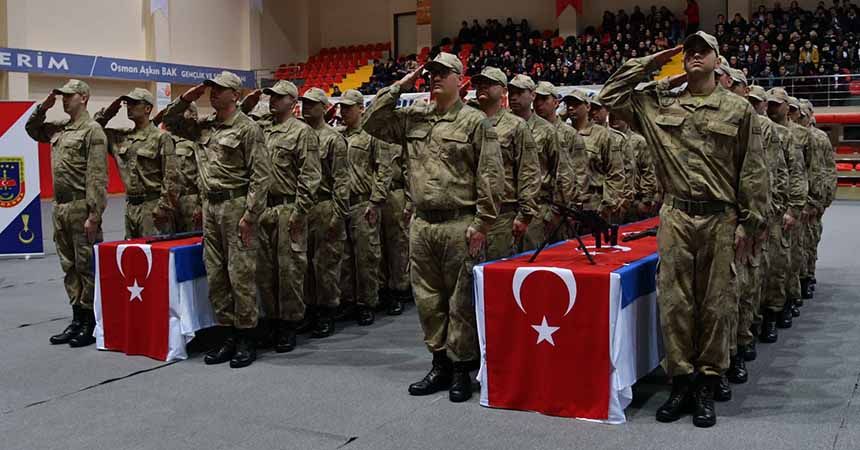 Kısa dönem erler yemin etti Kısa dönem erler yemin etti