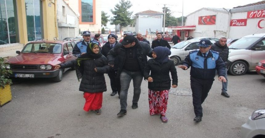 Yabancı uyruklu dilenci operasyonu