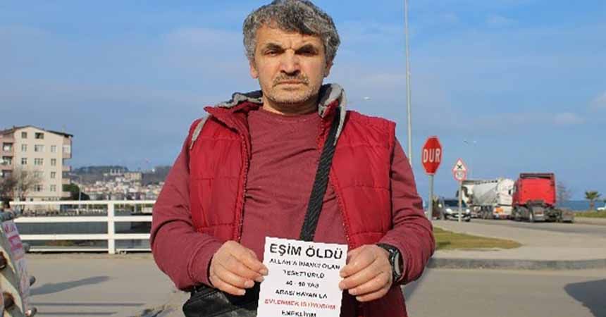 İlanla eş arıyor