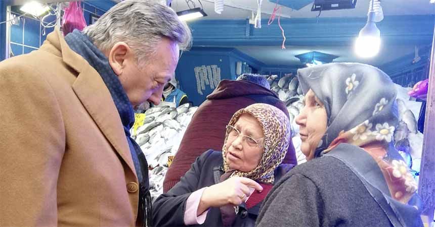 CP'li Bayır Samsun'da vatandaşı dinledi