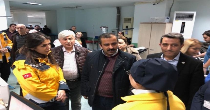 Genel Başkan'dan geçmiş olsun ziyareti