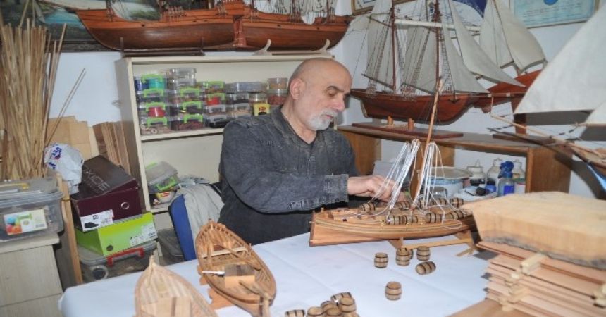 Öğretmenin maket hobisi
