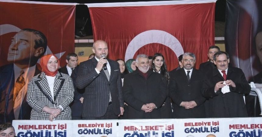 Tekkeköy'de Cumhur İttifakına destek
