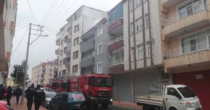 Baca yangını korkuttu