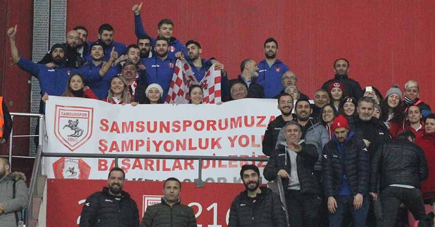 Anakent'ten Samsunspor'a tam kadro destek Anakent'ten Samsunspor'a tam kadro destek