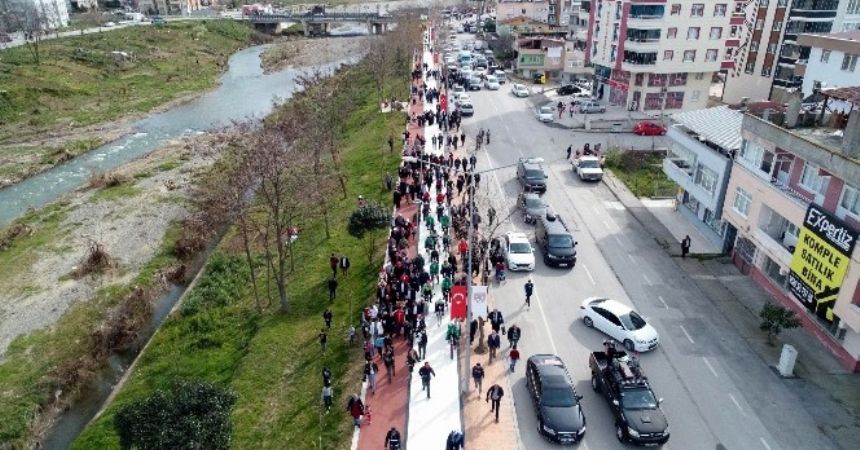 Koşu Yoluna coşkulu açılış Koşu Yoluna coşkulu açılış