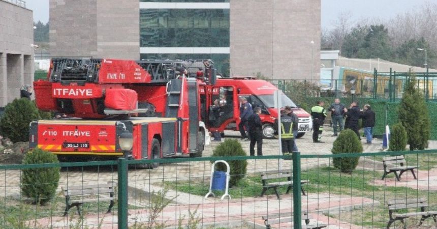Hastanede korkutan yangın