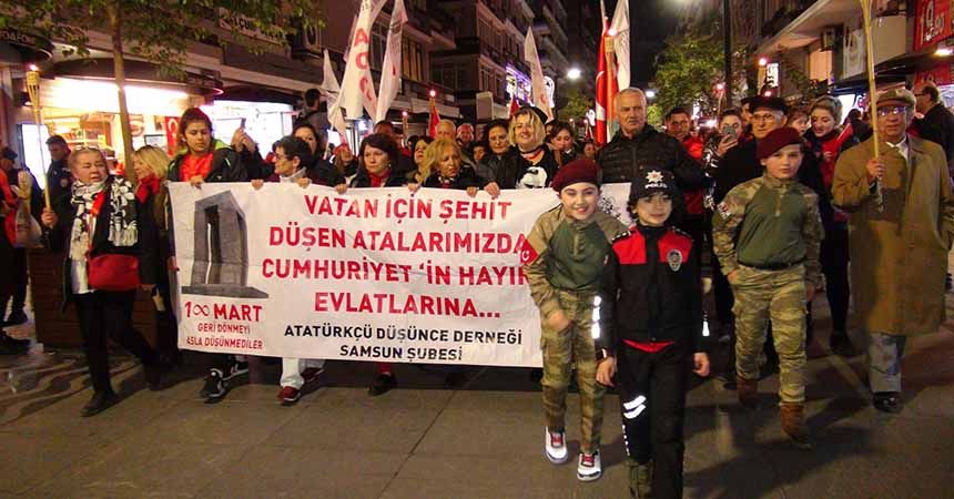 Çanakkale şehitleri için yürüdüler Çanakkale şehitleri için yürüdüler