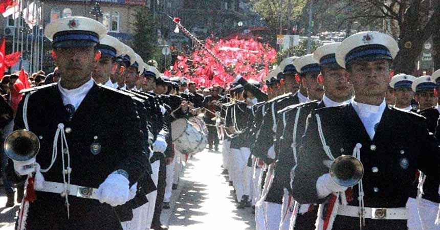Samsun Çanakkale şehitleri için yürüdü