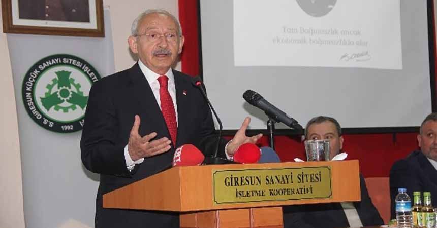 CHP Genel Başkanı Kılıçdaroğlu Giresun'da