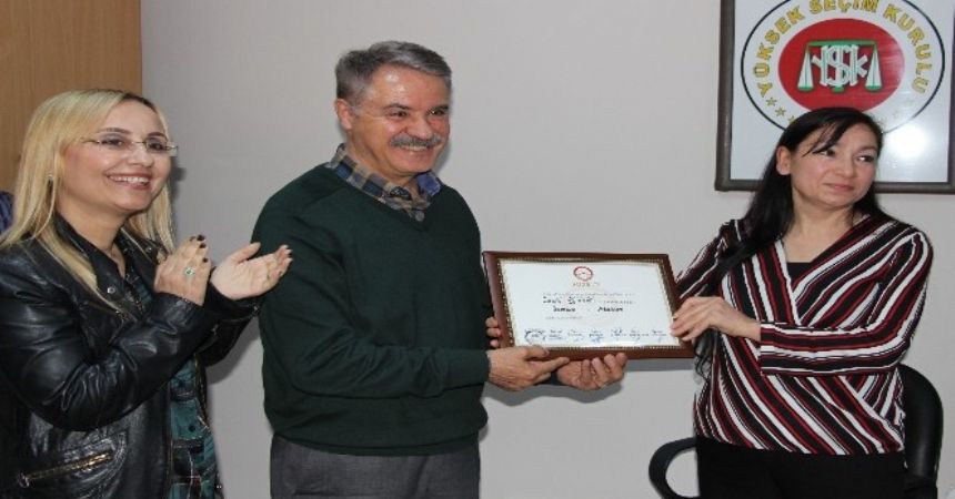 Cemil Deveci mazbatasını aldı