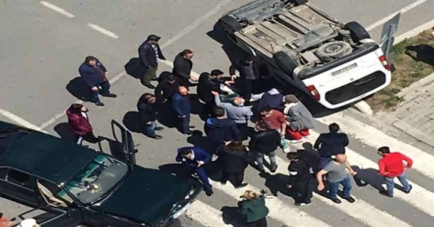 Samsun'da trafik kazası: 6 yaralı
