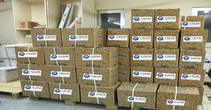 Canik'te yardım seferberliği Canik'te yardım seferberliği