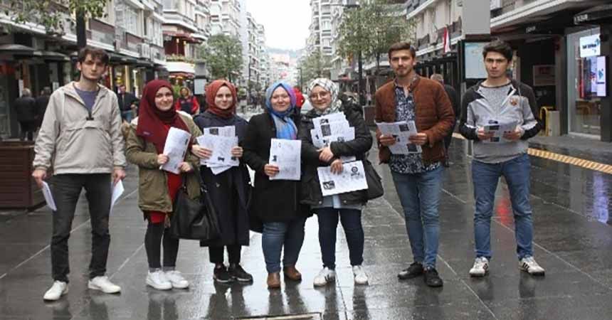 OMÜ'lü öğrenciler yaşlıların yanında