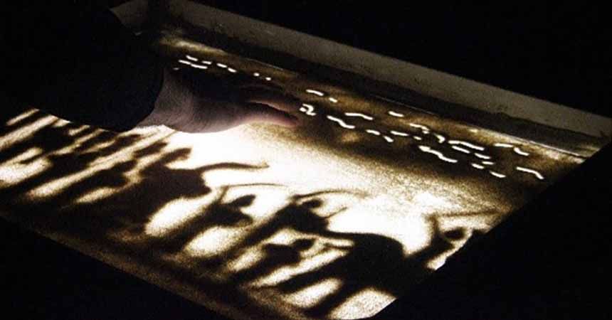 Fasl-ı Şahane'de kum sanatı gösterisi