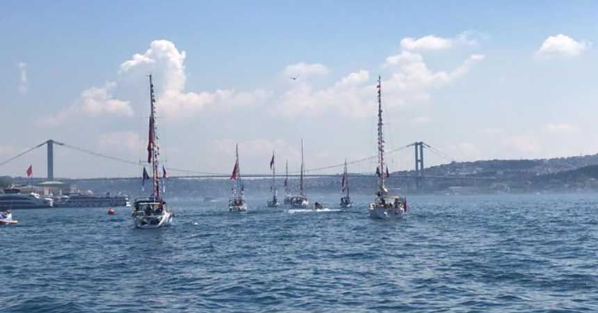 50 tekne Samsun'a çıkarma yapacak 50 tekne Samsun'a çıkarma yapacak