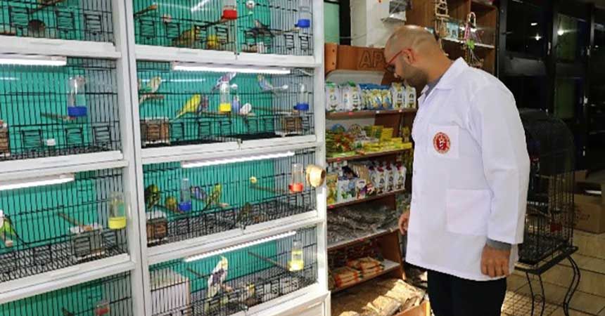 Ev ve süs hayvanı satış yerleri denetleniyor Ev ve süs hayvanı satış yerleri denetleniyor
